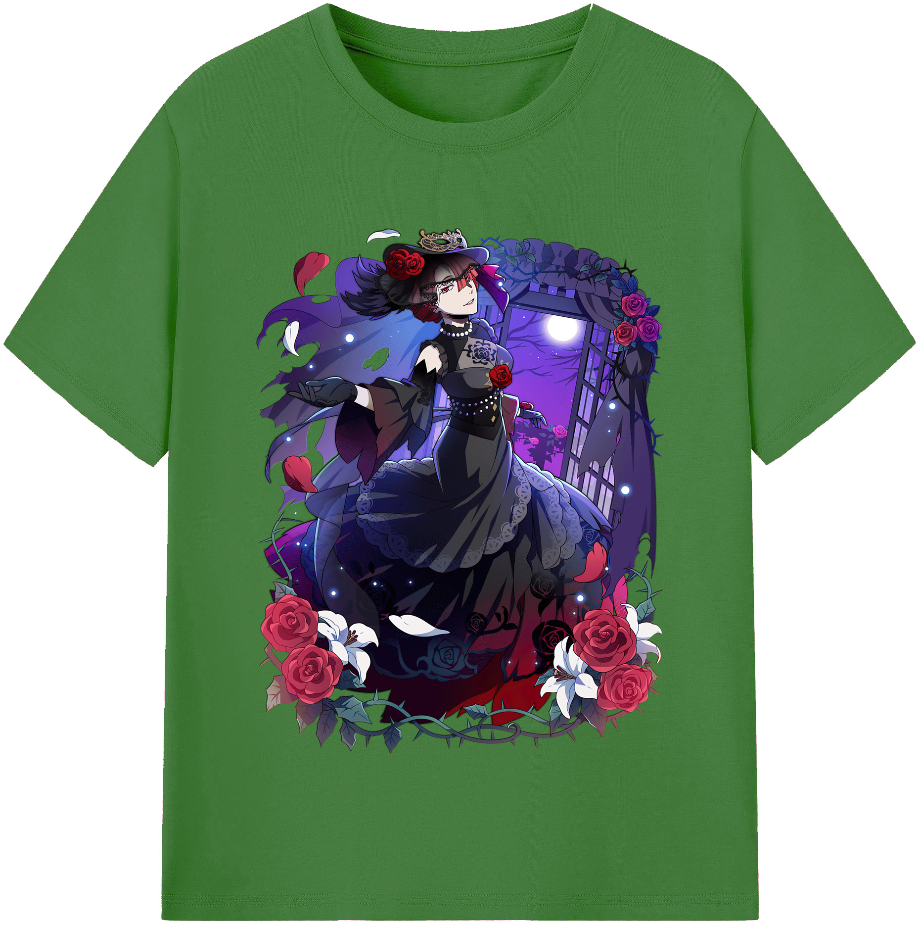 （画像用） 文豪ストレイドッグス Bungo Stray Dogs レディースカジュアルプリントTシャツ（綿100％）